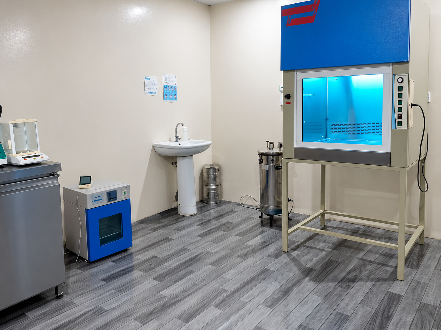Laboratory area and equipment at Biodyne Pakistan’s Lahore facility