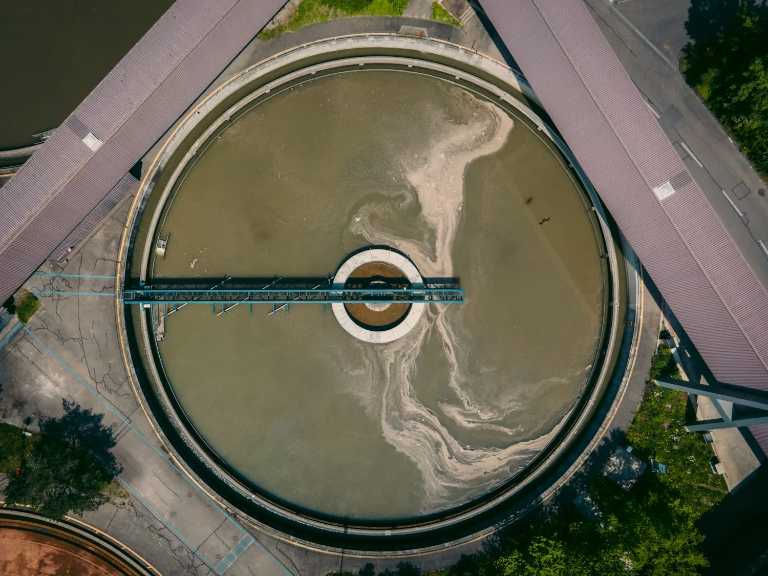 Wastewater treatment tanks — illustrative application photograph