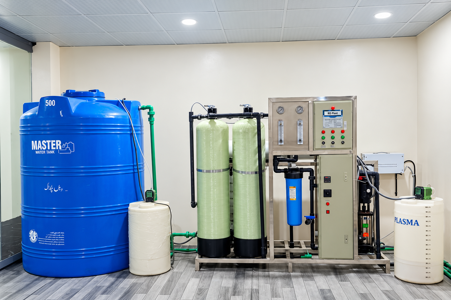 Reverse osmosis plant at Biodyne Pakistan’s Lahore facility